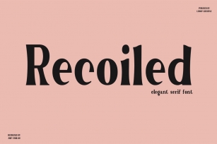 Recoiled Font Download