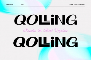 Qolling Display Font Download
