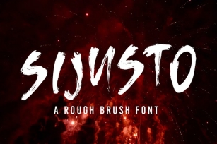 Sijusto - Brush Font Font Download