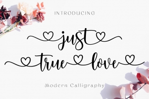 Just True Love Font Download