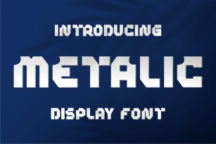 Metalic Font Download
