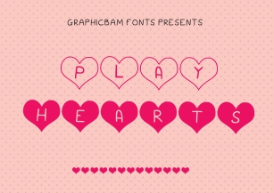 Play Hearts Font Download