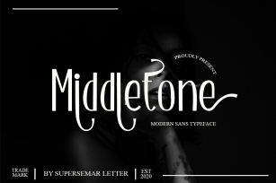 Middletone Font Download