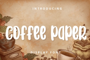 Coffee Paper Font Download