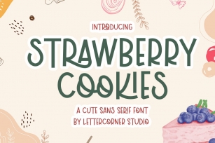 Strawberry Cookies Font Download