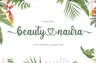 Beauty Naura Font Download