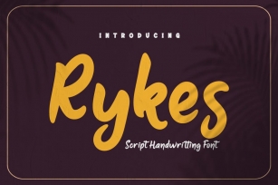 Rykes Font Download