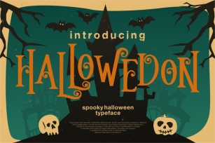 Hallowedon - Spooky Typeface BS Font Download