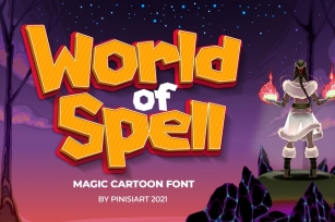 World of Spell - Cartoon Font Font Download