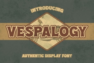 Vespalogy - Authentic Display Vintage Font Download