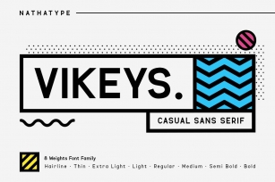 Vikeys-Sans Serif Family Font Download