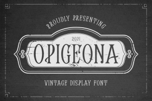 OPIGEONA Font Download