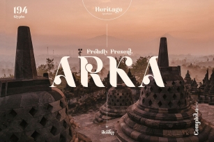 ARKA Heritage Typeface Font Download