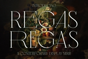 Regas Classic Display Serif Font Download