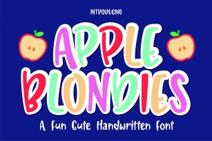 Apple Blondies Font Download