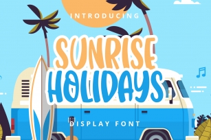 Sunrise Holidays Font Download