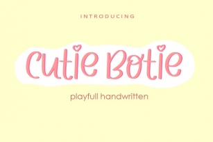 AM Cutie Botie - Quirky Handwritten Font Download