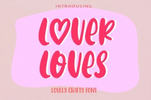 AM Lover Loves - Crafty Font Font Download