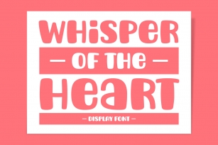 Whisper of the Heart Font Download