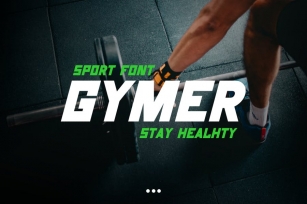 Gymer Sport Font Font Download