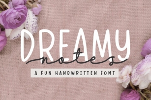 Dreamy Notes - Font Duo Font Download