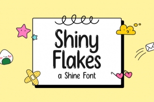 Shiny Flakes Font Download