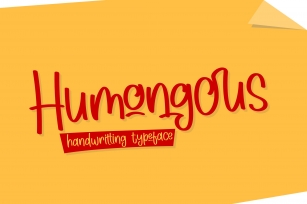 Humongous Font Download