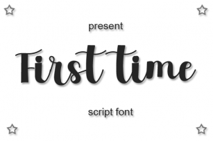 First Time Font Download