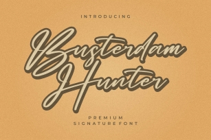 Busterdam Hunter Font Download