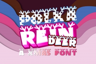 Polka Reindeer Font Download