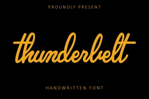 Thunderbelt Font Download