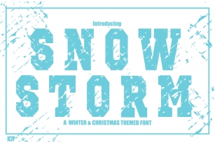 Snow Storm Font Download