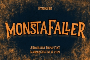 Monstafaller Font Download