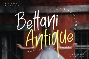 Bettani Antique - Handwritten Font Font Download