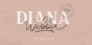 Diana Webber Caps Solid Font Download