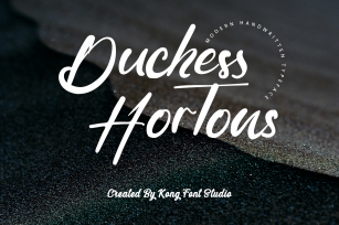 Duchess Hortons Font Download