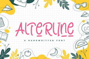 Alterline - Playful Font Font Download