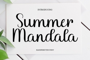Summer Mandala Font Download