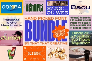 THAT THAT HAND PICKED FONT BUNDLE Font Download