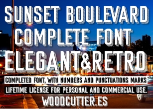 Sunset Boulevard Font Download