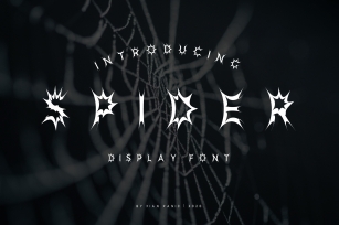 Spider Panic Font Download