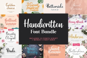 Handwritten Bundle Font Download