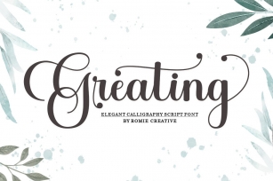 Greating Font Download