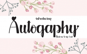 Autogaphy Font Download