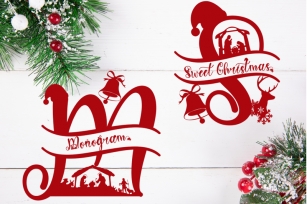 Sweet Christmas Monogram Font Download