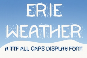 Erie Weather Font Download