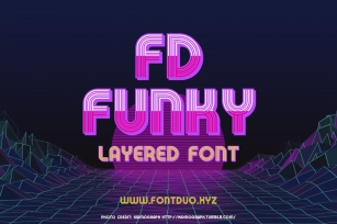 FD Funky Layered Font Download