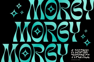 Morgy Psychedelic display Font Download