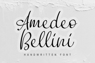 Amedeo Bellini Font Download