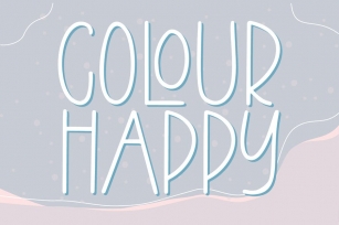 Colour Happy - Fun Sans Serif Font Font Download
